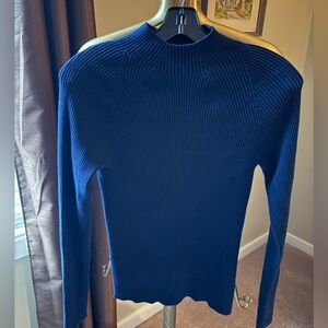 Boden Ribbed Blue Sweater